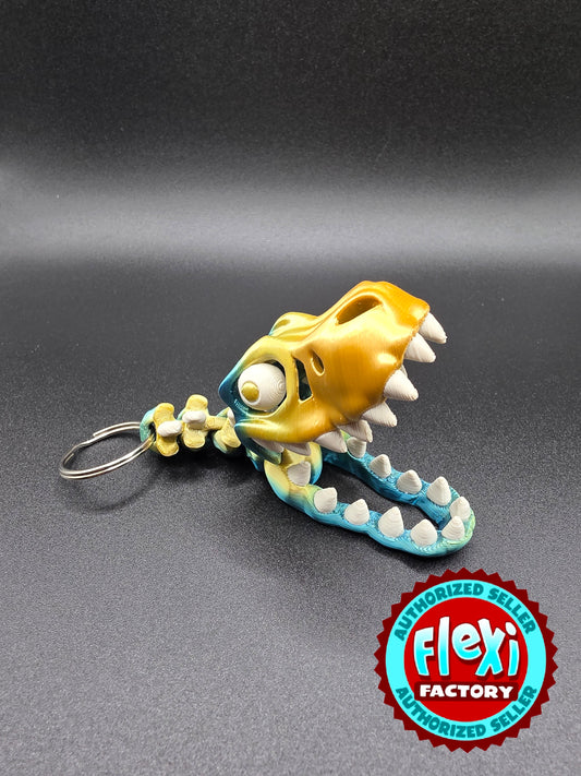 T-Rex Skeleton Keychain