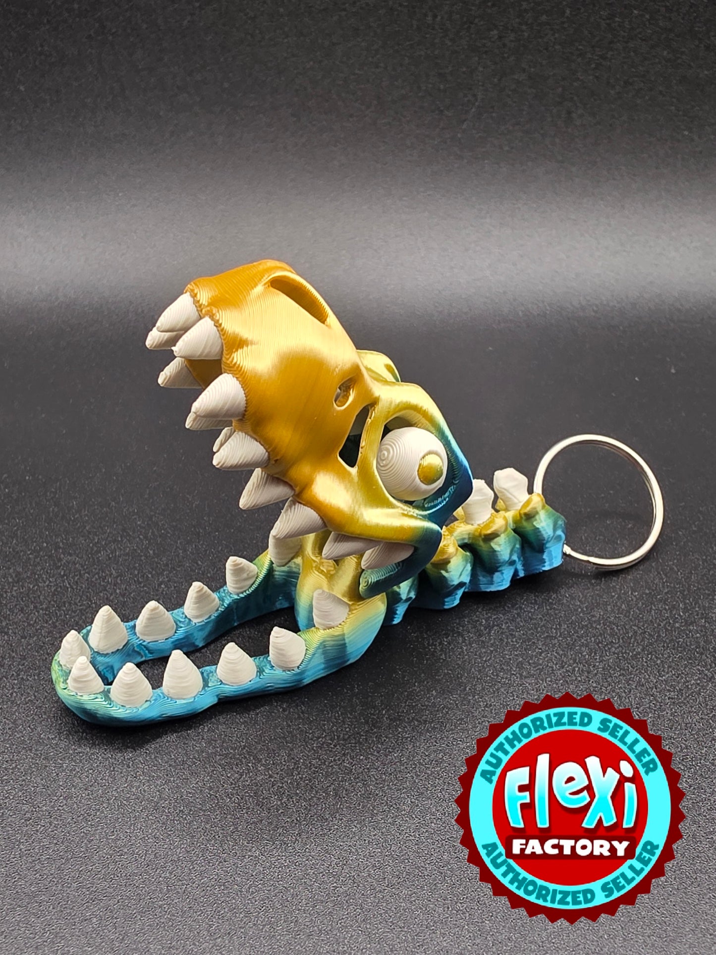 T-Rex Skeleton Keychain