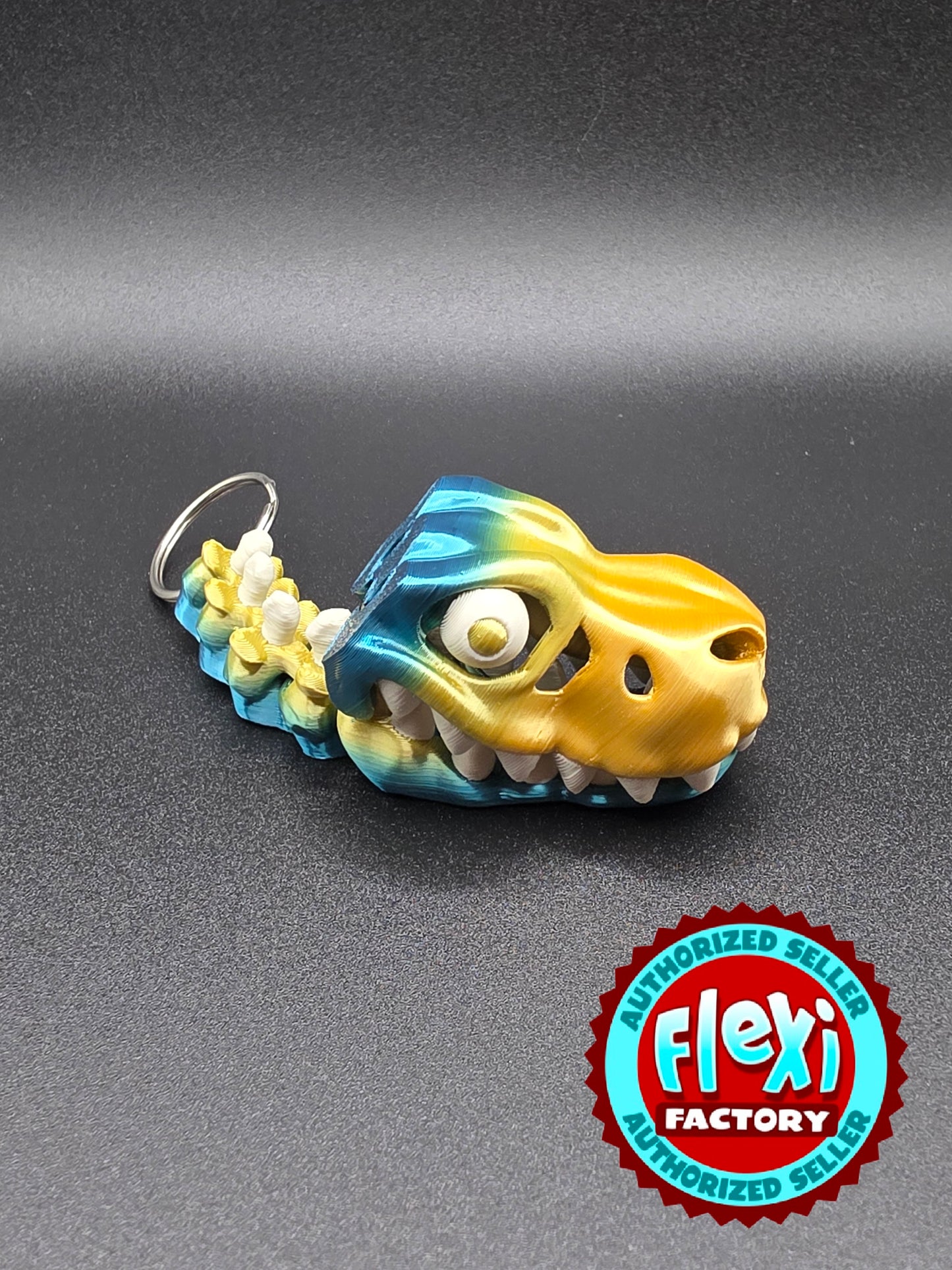 T-Rex Skeleton Keychain